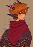 render | halfbody | + simple bg